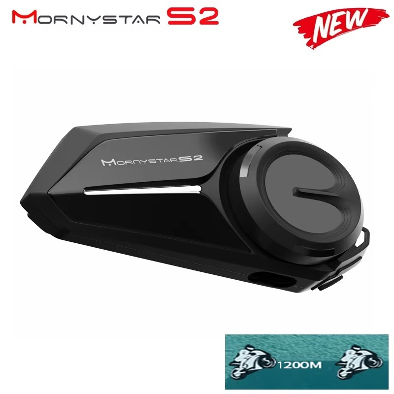 Universal Motorcycle Helmet Intercom Headset - Mornystar S2 헬멧 헤드셋 오토바이 인터콤,