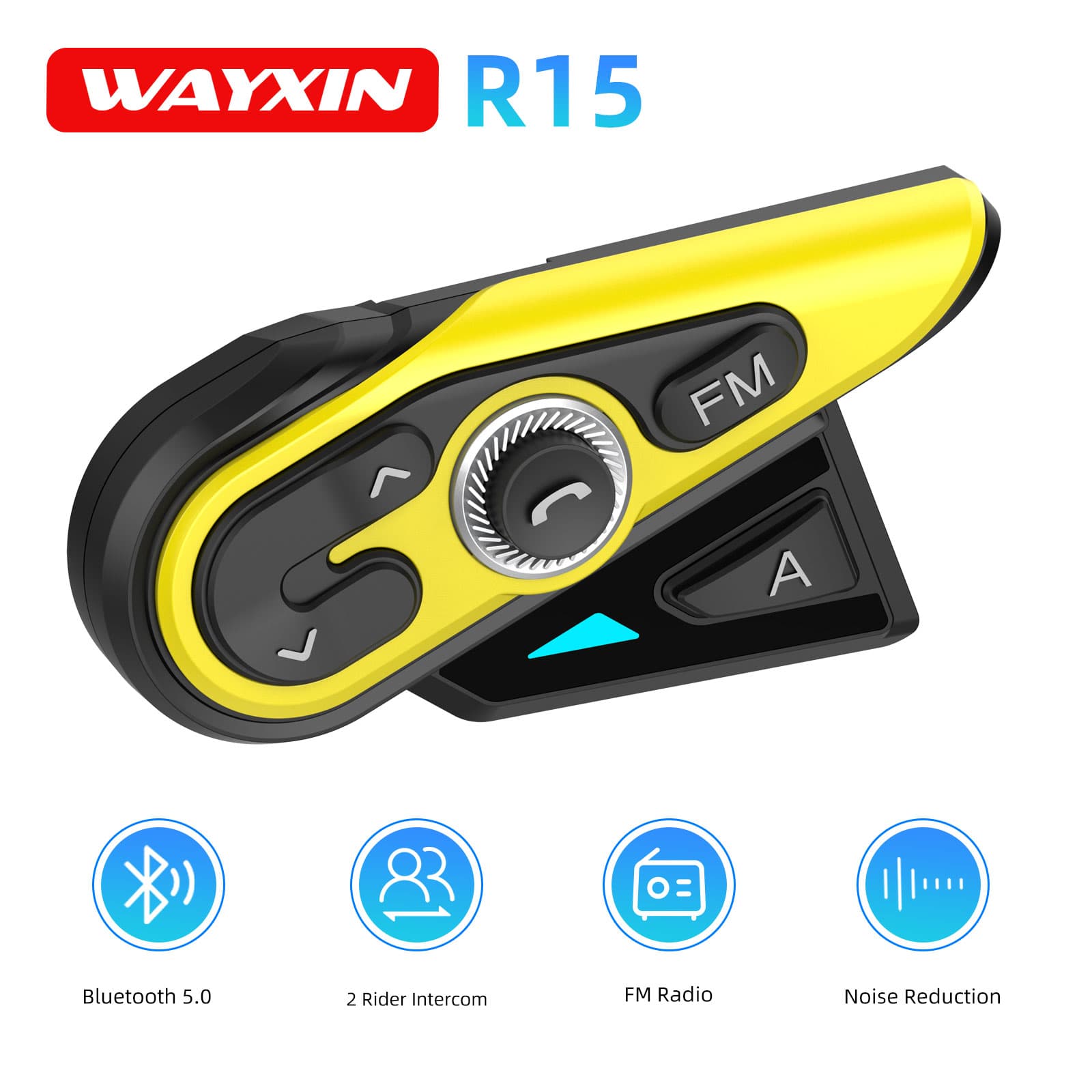 Universal Motorcycle Helmet Intercom Headset - 웨이신 R15 오토바이 인터콤 헬멧 헤드셋