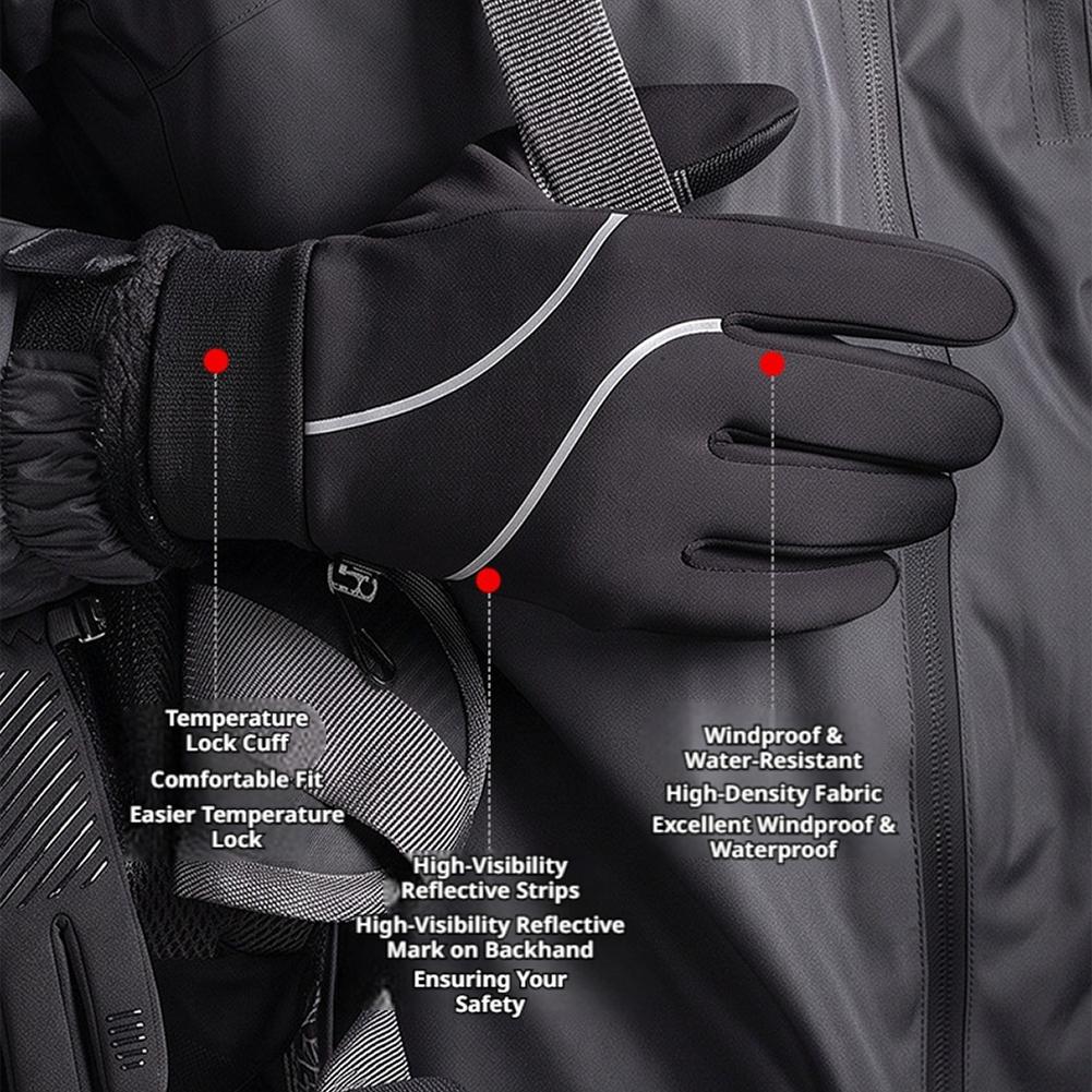 충전식 발열 장갑, 겨울용 플리스 안감, 따뜻하고 터치 - Riding Gear 리뷰 및 가격