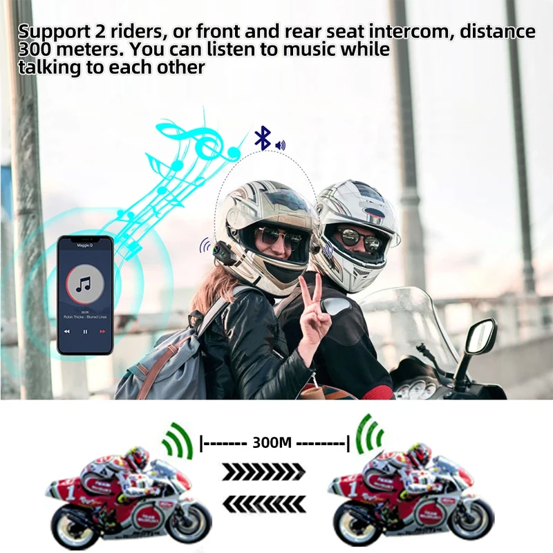 Y10 2X 블루투스 오토바이 헬멧 인터콤, 300M  - Full Face Motorcycle Helmet With Bluetooth 리뷰 및 가격