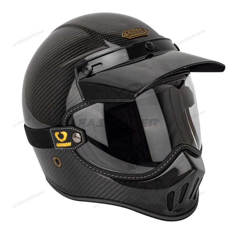 SOMAN 빈티지 오토바이 고글 레트로 오픈 페이스 헬 - Vintage Open Face Retro Helmet 리뷰 및 가격