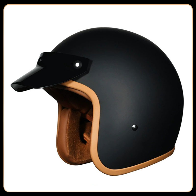 레트로 빈티지 3/4 오픈 페이스 헬멧 DOT 인증 통 - Vintage Open Face Retro Helmet 리뷰 및 가격