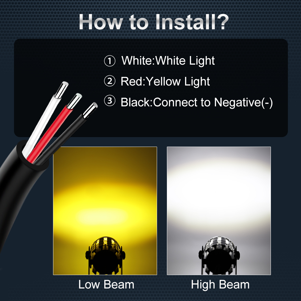 범용 오토바이 LED 헤드라이트 프로젝터 렌즈, 듀얼  - Universal Motorcycle Led Headlight Projector 리뷰 및 가격